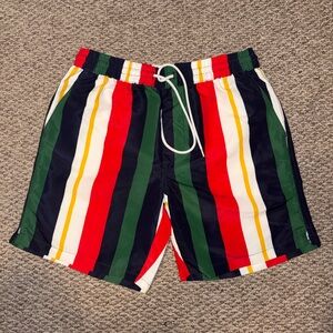 Forever 21 Striped Swim Trucks